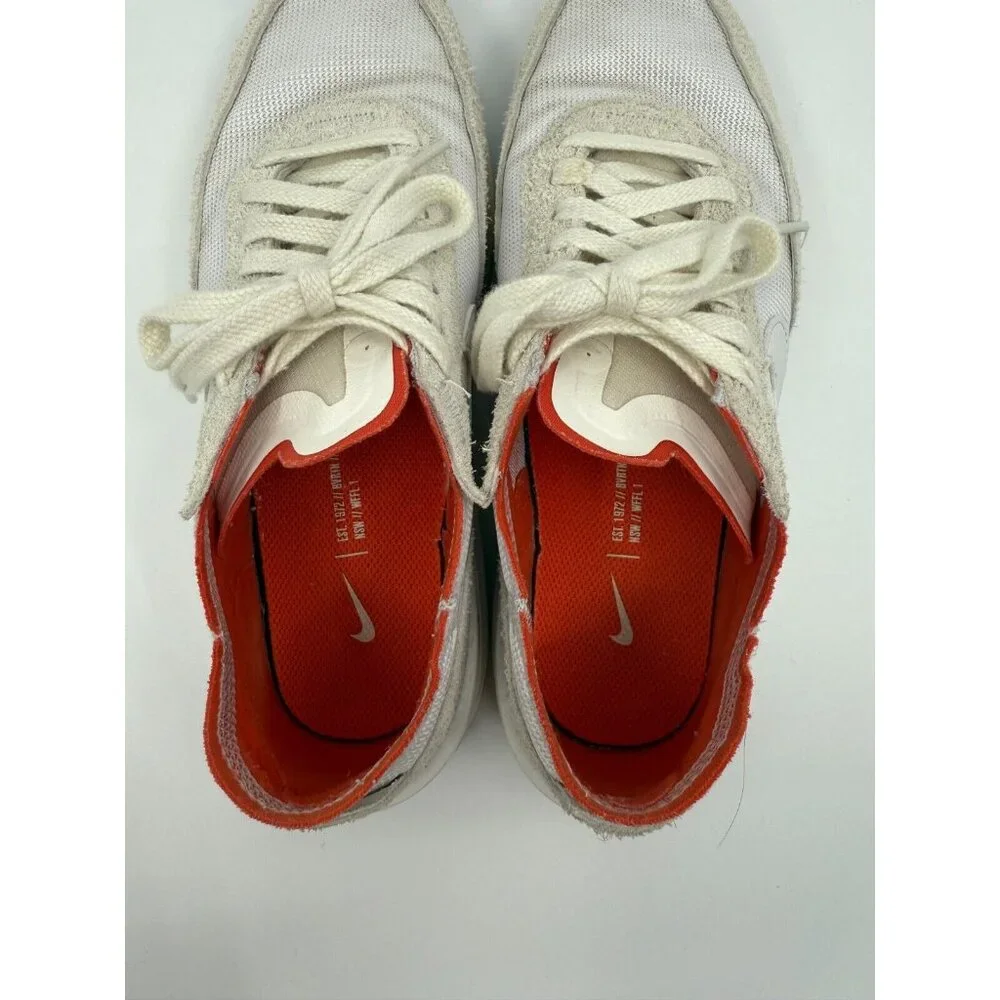 Nike Womens‎ Waffle One Vintage White Pecante Red DX2929 Shoes Size 8M Retro